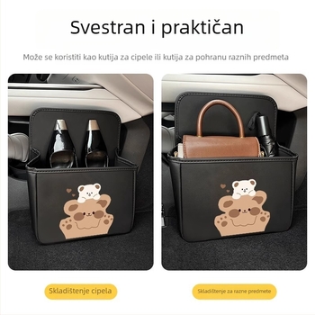 Sklopiva kutija za pohranu cipela u automobilu za prednje sjedište suvozača i prtljažnik, višenamjenski praktični organizator