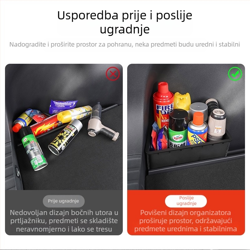 Aksesoari za modifikaciju bočne kutije za prtljažnik za Fengfeng Landa i Corolla Ruiyang