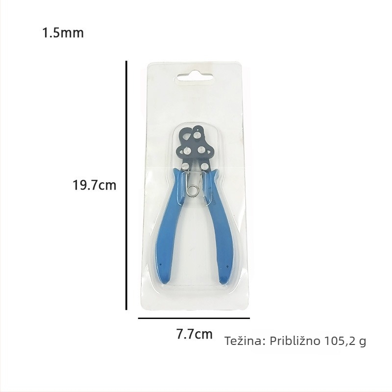 Klešta za navijanje s 9 vrsta za izradu nakita – alat za navijanje bakrene žice, promjera 1,5 mm, 2,25 mm i 3 mm