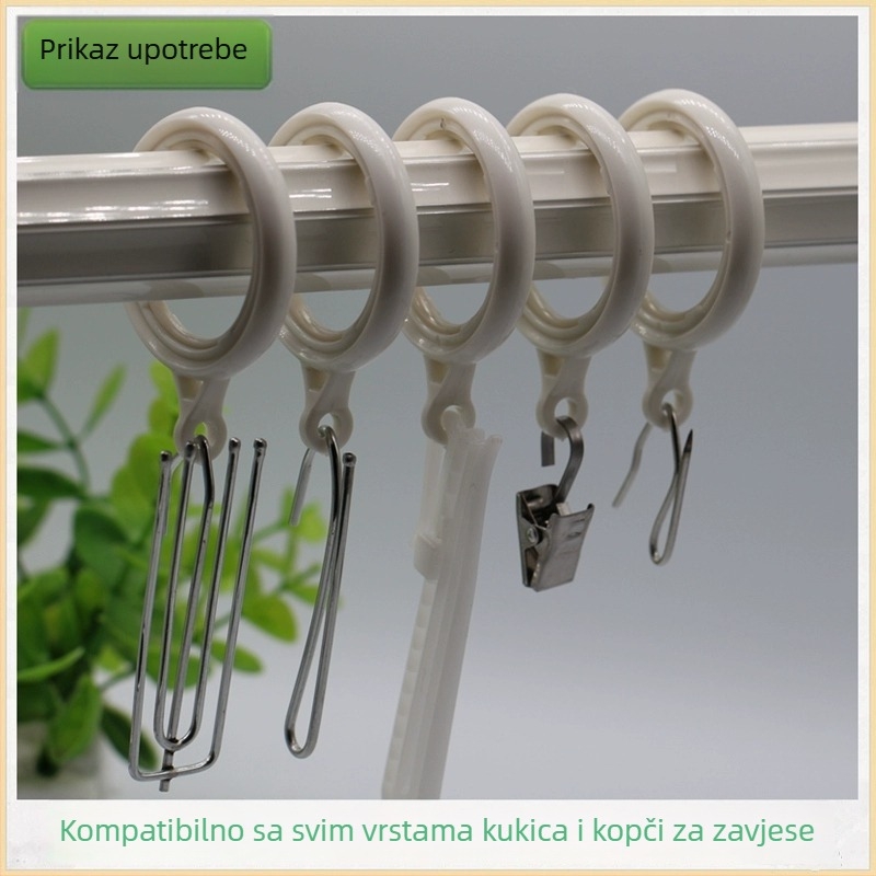 Zavjesni prsten, Okrugli prsten s kopčom, Prsten za povlačenje šipke, Kukica za zavjese, Prsten s kukom, Rimski prsten, Zavjesni prsten