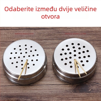 Nerđajući čelični posuda za začine – posuda za papar i začinske smjese, kućna kuhinja, za roštilj i pečenje