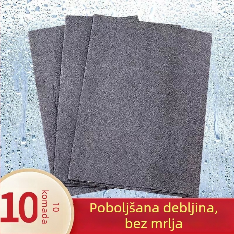 Čarobna krpa od mikrovlakana za čišćenje stakla, bez tragova vode, debela, visoko upijajuća i bez dlačica