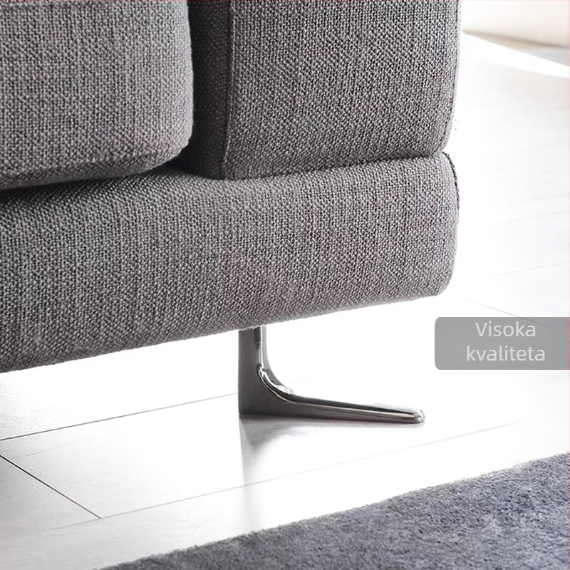 Noge za namještaj od aluminijskog legiranog materijala – grafitno crne, modernog i minimalističkog dizajna; za kupaonski ormarić, kauč, stolić za kavu i TV komodu