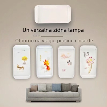 Stenska LED lampa za stubište i hodnik, vodootporna, minimalistički dizajn, za unutarnju i vanjsku uporabu