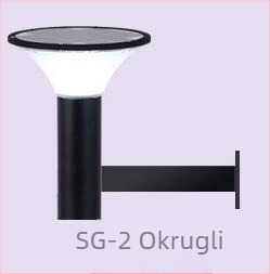 Vanjska dekorativna LED zidna svjetiljka za vrt i dvorište, vodonepropusna IP65, prigušiva, aluminijsko kućište, 40 LED, 1000 lm, boja svjetla 3000/4500/6500K, snop 120°, dimenzije 180 mm