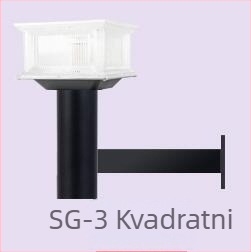 Vanjska dekorativna LED zidna svjetiljka za vrt i dvorište, vodonepropusna IP65, prigušiva, aluminijsko kućište, 40 LED, 1000 lm, boja svjetla 3000/4500/6500K, snop 120°, dimenzije 180 mm