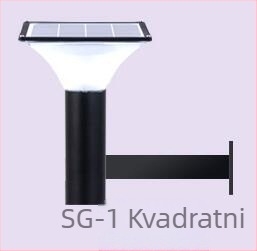 Vanjska dekorativna LED zidna svjetiljka za vrt i dvorište, vodonepropusna IP65, prigušiva, aluminijsko kućište, 40 LED, 1000 lm, boja svjetla 3000/4500/6500K, snop 120°, dimenzije 180 mm