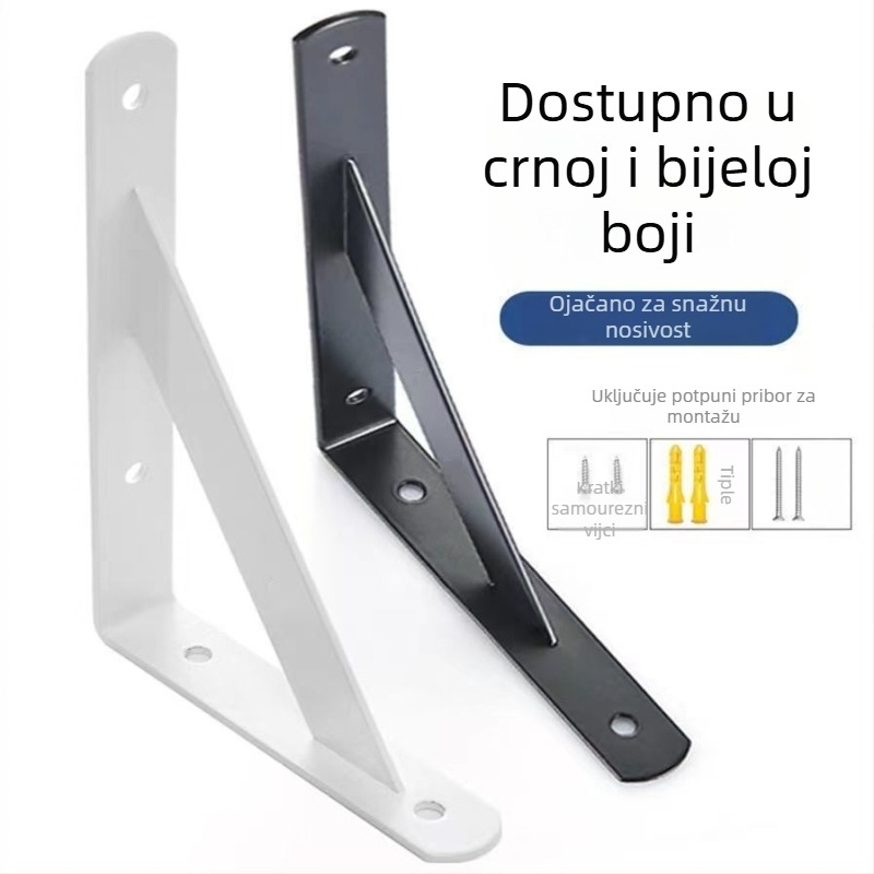 Zidni nosač police s trokutastom potporom