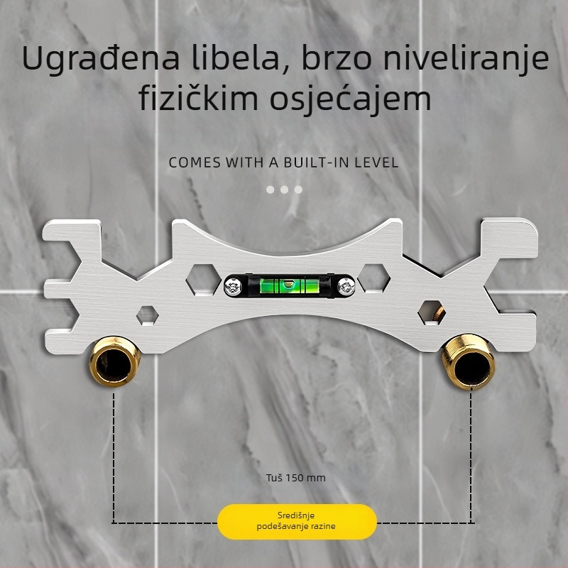 Nehrđajući čelični univerzalni ključ za kuhinju i kupaonicu