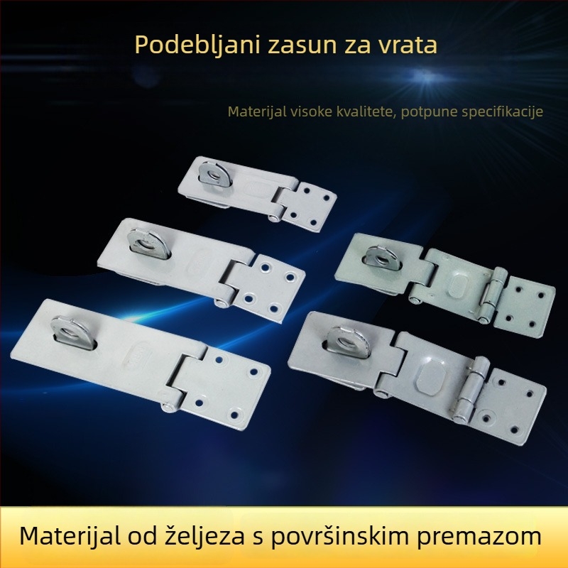 Vrata s 90° kutem, debeli sklopivi zatvarač, protivkrađi privjesak, zaključavanje za drvena vrata i ormariće, brava za vrata i prozore