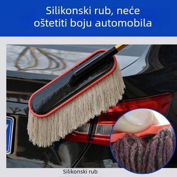 Mop za čišćenje automobila s pamukovom niti za nanošenje voska
