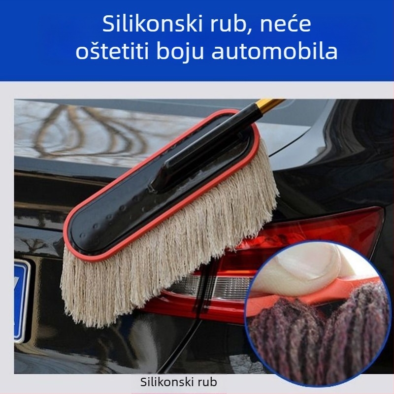 Mop za čišćenje automobila s pamukovom niti za nanošenje voska