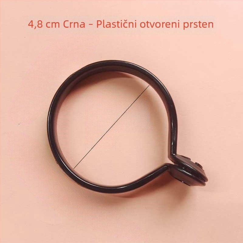 Set zavjesnih prstena: debeli tiši prsten, visići prsten, prsten rimske šipke, vučni prsten, kuka za zavjese