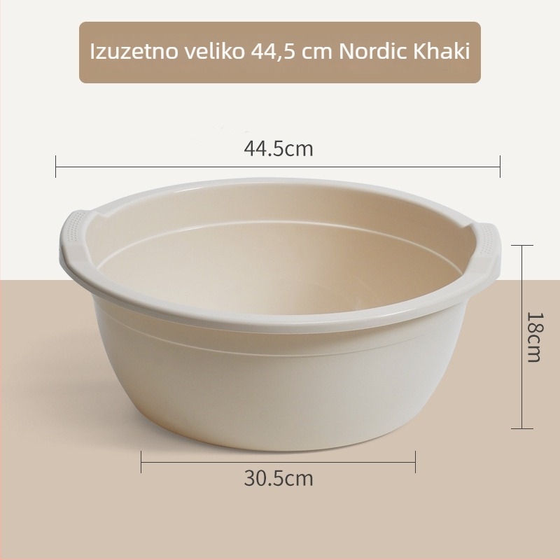 Plastično korito za kućnu upotrebu: duboko korito za pranje, debelo korito za stopala, korito za pranje povrća, dječja kada, ekstra veliko korito za dom