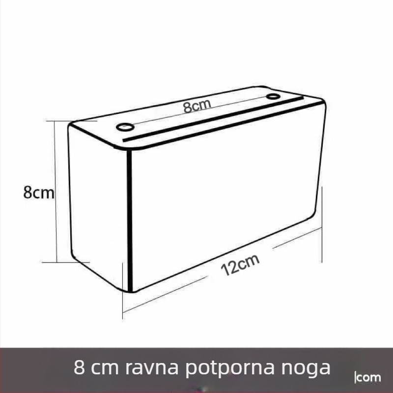 Noge namještaja od nehrđajućeg čelika i plastike: noge kreveta, noge kauča, noge stola za kavu, noge ormarića i kupaonskog ormarića s oglednim završetkom