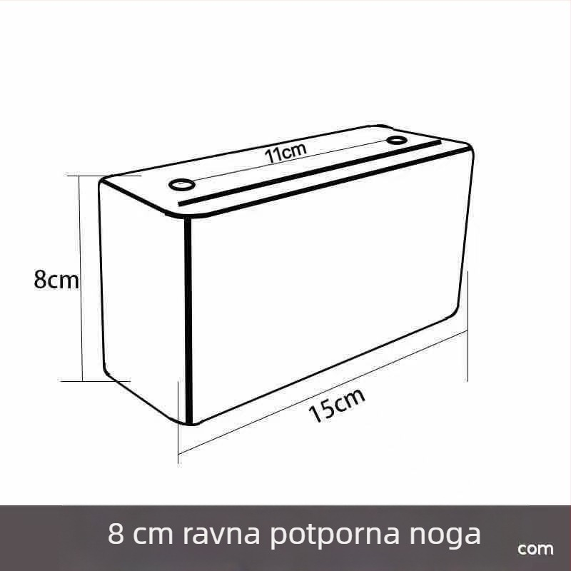 Noge namještaja od nehrđajućeg čelika i plastike: noge kreveta, noge kauča, noge stola za kavu, noge ormarića i kupaonskog ormarića s oglednim završetkom