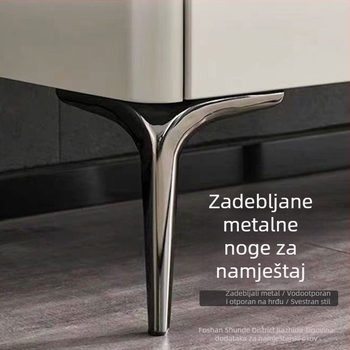 Kovane metalne noge za kreveta i kauč, potporne noge namještaja, podizne noge ormarića i kreveta, s kutnim kodovima