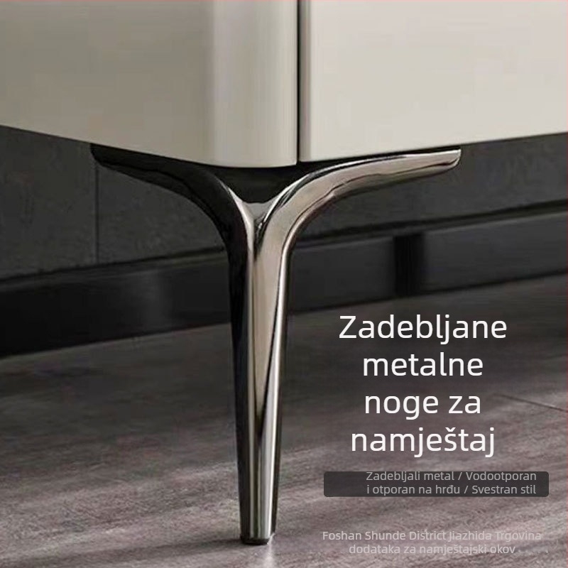 Kovane metalne noge za kreveta i kauč, potporne noge namještaja, podizne noge ormarića i kreveta, s kutnim kodovima