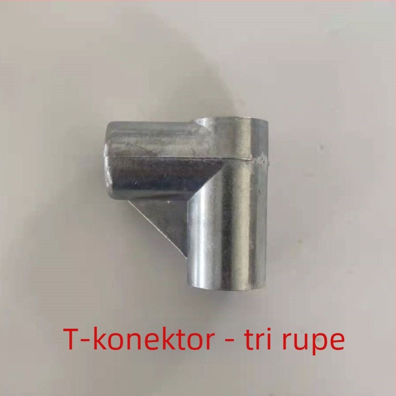 Metalni trostruki spoj za garderobu – čvrst spojni element od legiranog čelika