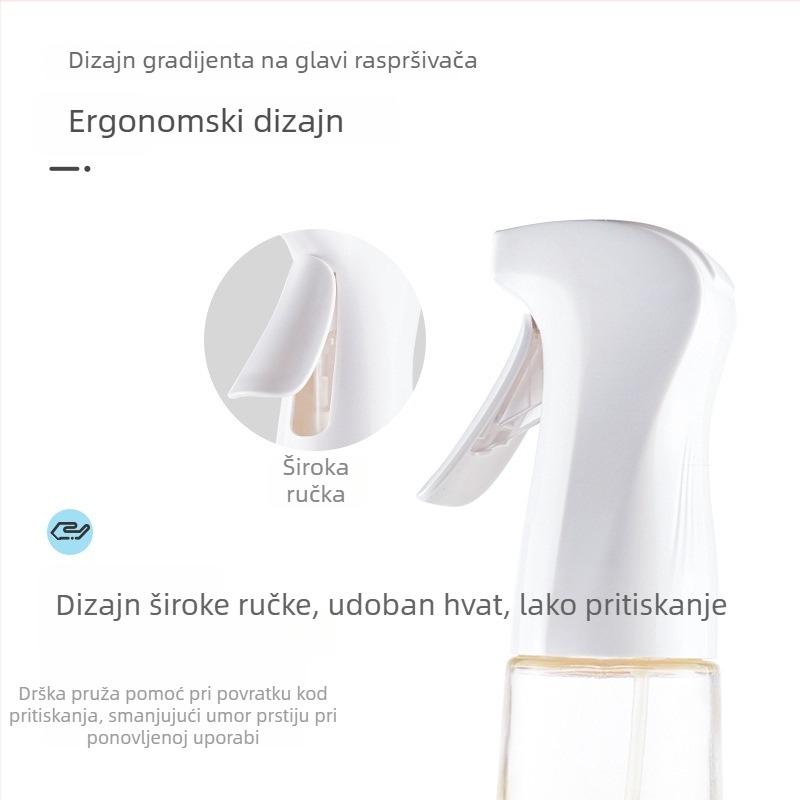 Ručni raspršivač ulja s pumpom za kuhinju, za air fryer i za vanjski roštilj