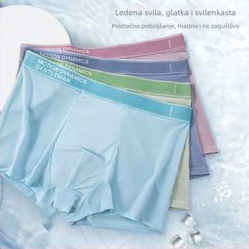 Muške bokserice od Ice Silk: prozračne, svilenkasto mekane, antibakterijske, jednobojne, lagane