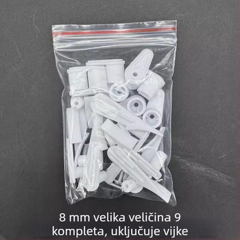Kružni klip za sjenilo stropne lampe, klasični model, univerzalno kućište za dnevni boravak i spavaću sobu