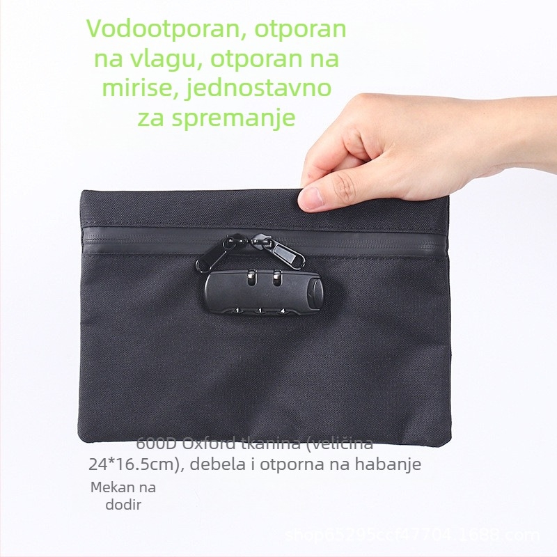 Unisex organizator za pasoše i dokumente, velika kapaciteta, vodootporan, protiv krađe, Oxford tkanina
