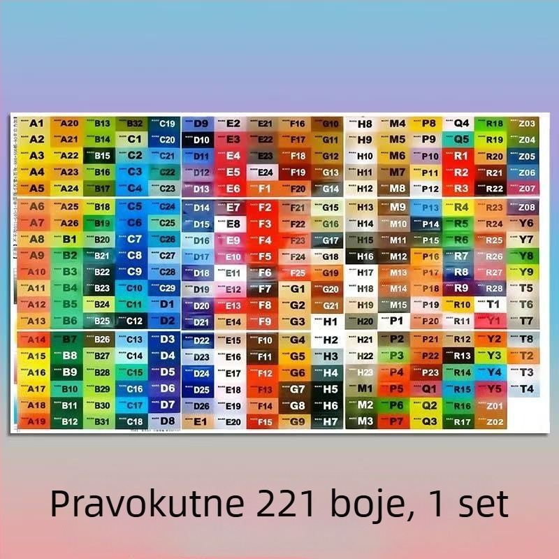 Set kutija za pohranu perlica, 54 boje, velik kapacitet