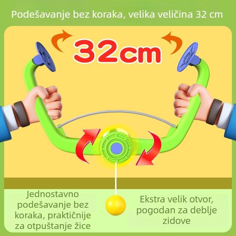 Viseća lopta za djecu — trenažer stolnoga tenisa za unutarnju upotrebu