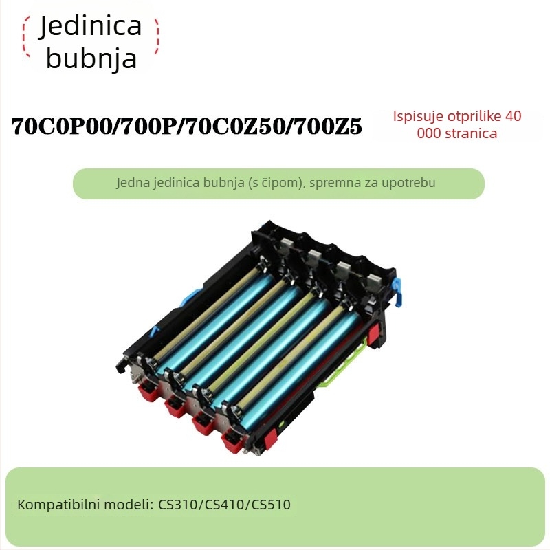 Lexmark CS310/CS410 boja laserska toner kazeta, model 70C8HK0 s čipom