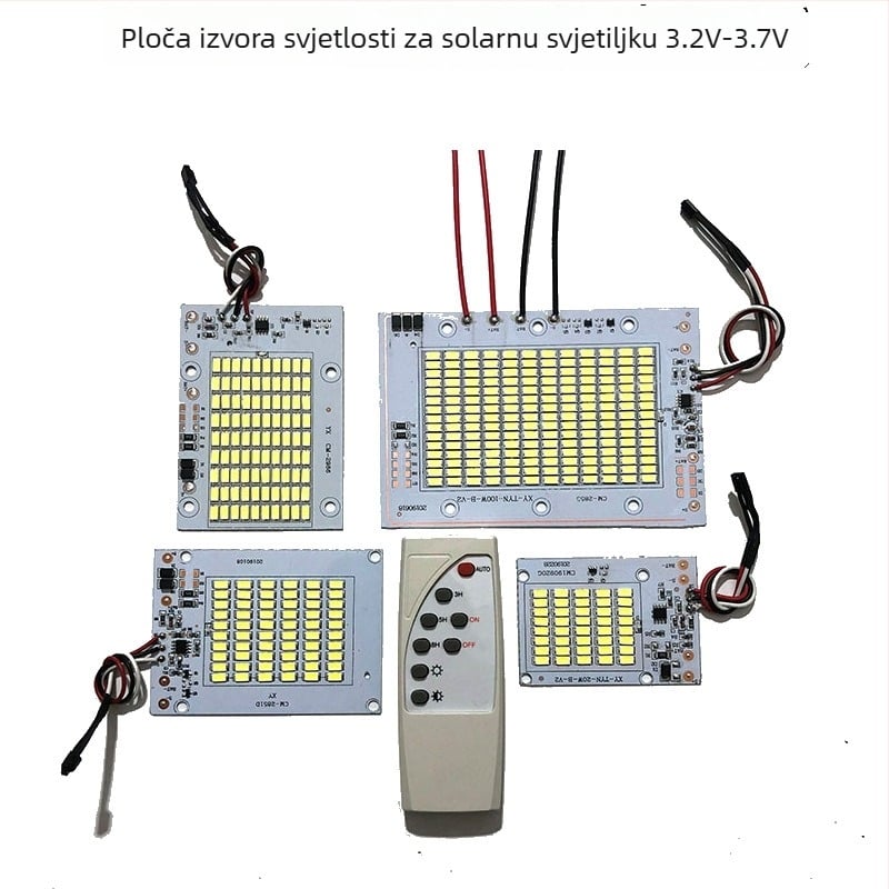 6V solarni LED panel – komplet za montažu, ploča izvora za floodlight 3.2V i integrirani LED čip 5054 pri 3.7V