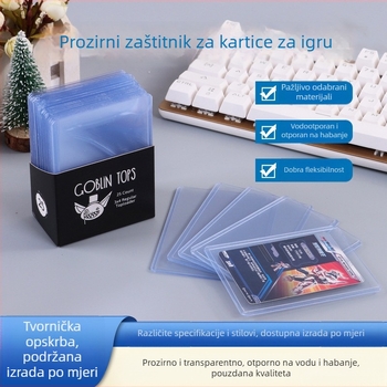 Prozirne PVC ulošci za kartice za igru 35PT – za kartice Small Monster Star