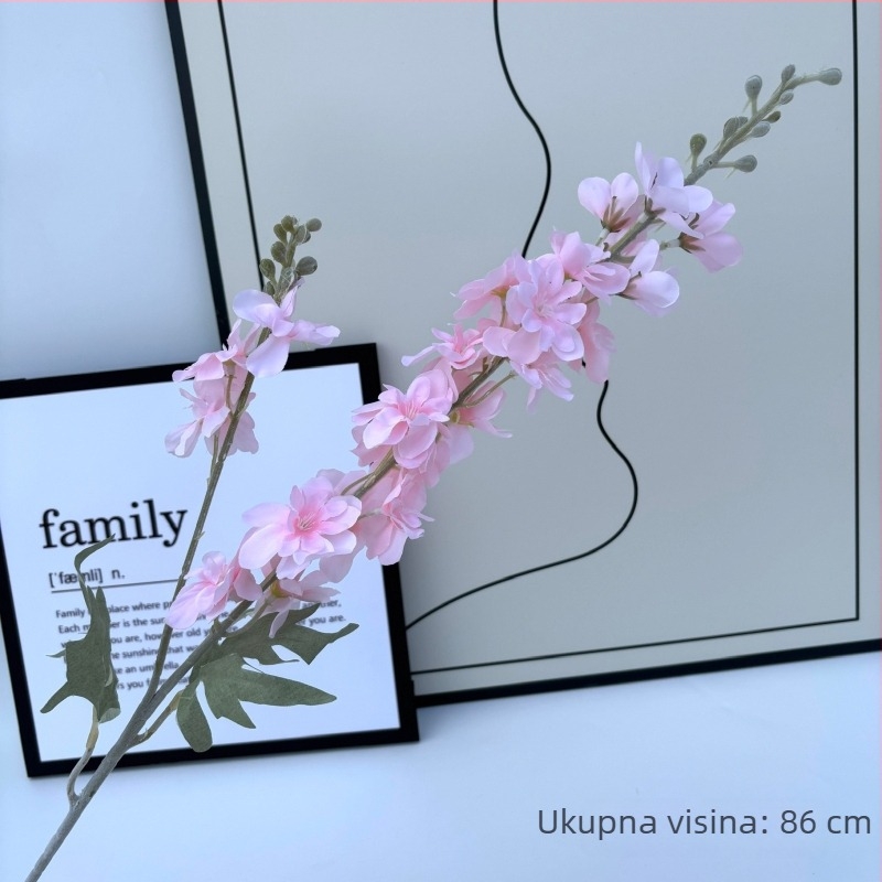 Delphinium i Hyacint – umjetno cvijeće za dekoraciju svadbene dvorane i hotelskog lobija