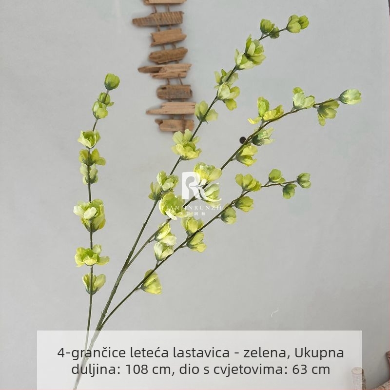 Umjetni cvjetovi za vjenčanje – visoki grančasti cvjetovi s ljubičastim delphinijem za svadbenu dvoranu, ukrašavanje prolaza i rekvizite za fotografije