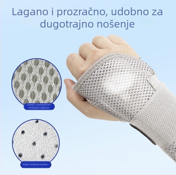 Zglobni štitnik s čeličnom pločom, podrška tetiva i zgloba, narukvica za zglob, unisex