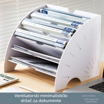 A4 stolni organizator za dokumente, višeslojni uredski ormarić za pohranu
