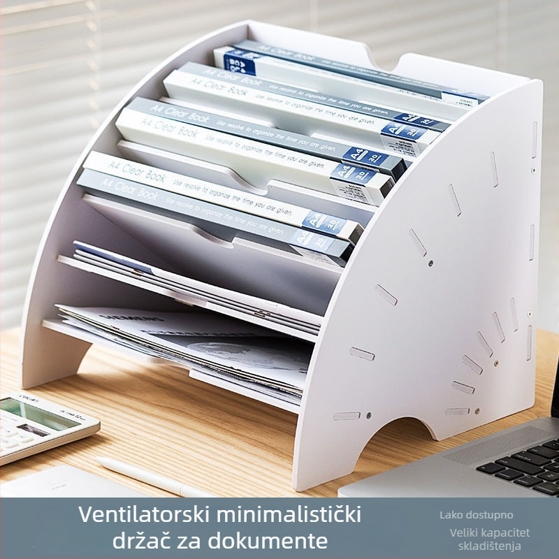 A4 stolni organizator za dokumente, višeslojni uredski ormarić za pohranu