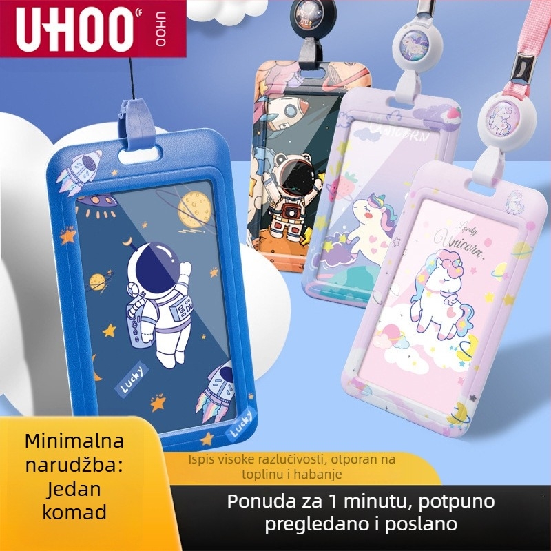 Držač kartica iz serije Astronaut Cartoon za radnu iskaznicu, osobnu iskaznicu i Tesla karticu ključa