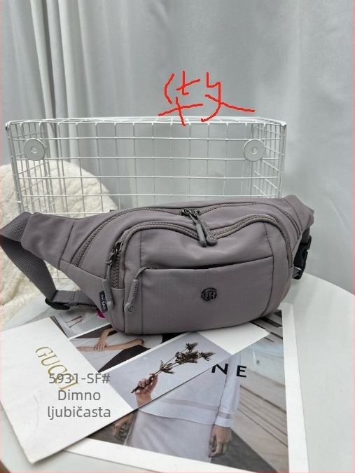 Chibao Ženska nylon Crossbody torbica za struk, mala torba za ramena 5931SF