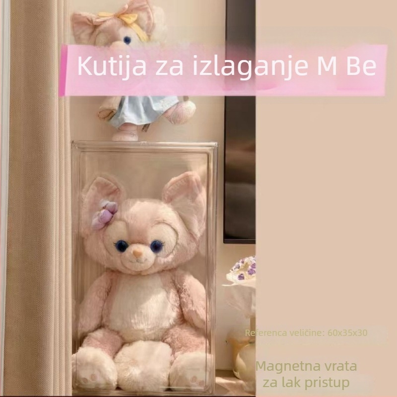 Prozirna akrilna vitrina za plišane lutke Lina Belle Stellalou