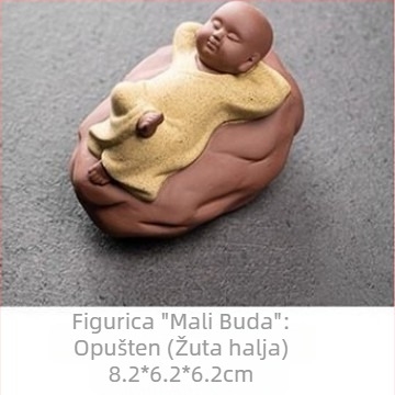 Keramički držač tamjana u obliku malog monaha, kućni dekor, tea pet, novi kineski stil