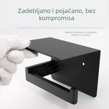 Zidni držač toaletnog papira od nehrđajućeg čelika, minimalistički nordijski stil za kupaonicu