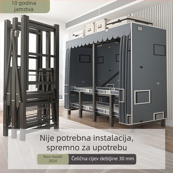 Ormar bez montaže, debeli sklopni platneni ormar s čeličnim okvirom, čvrst i izdržljiv
