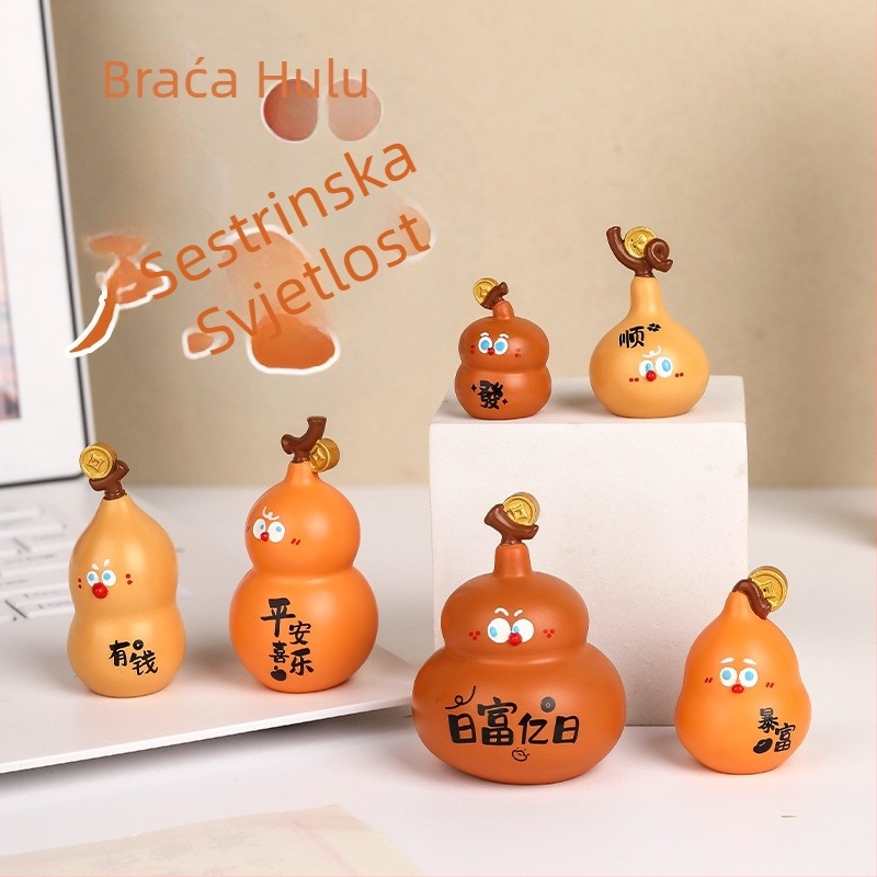 Gourd Brothers - figura od smole za stol