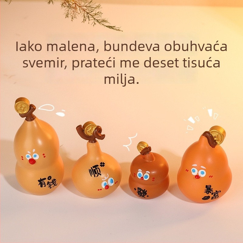 Gourd Brothers - figura od smole za stol