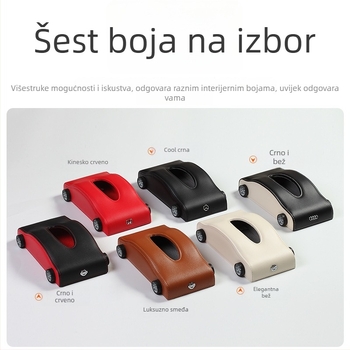 Kožna kutija za maramice za naslon za ruku i središnju konzolu automobila