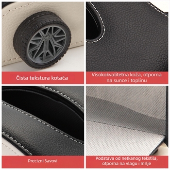 Kožna kutija za maramice za naslon za ruku i središnju konzolu automobila