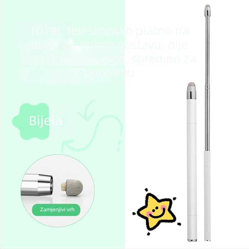 Izvlačni stylus za tablet s dodirnim zaslonom, za dječje obrazovne uređaje.