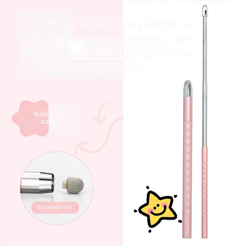 Izvlačni stylus za tablet s dodirnim zaslonom, za dječje obrazovne uređaje.