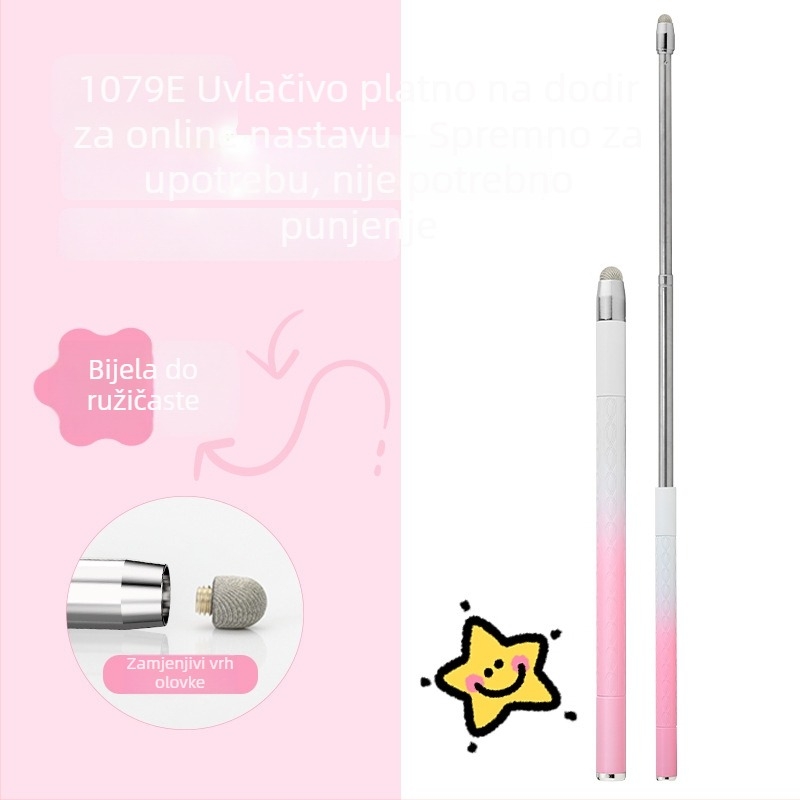 Izvlačni stylus za tablet s dodirnim zaslonom, za dječje obrazovne uređaje.